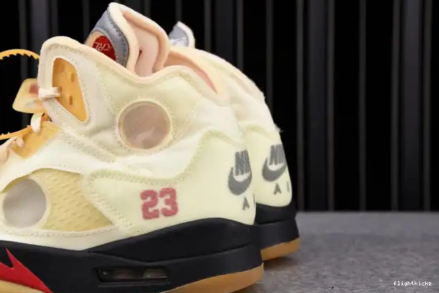 Retro 5 Sail OFF-WHITE DH8565-100 Jordan 0619